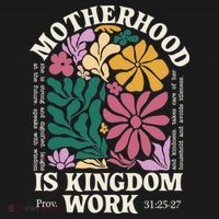 Motherhood Is Kingdom Work Retro Christian Mothers Day Women's Tank Top thumb 5