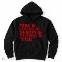 Mike & Lucas & Dustin & Elevin & Will Hoodie thumb 0