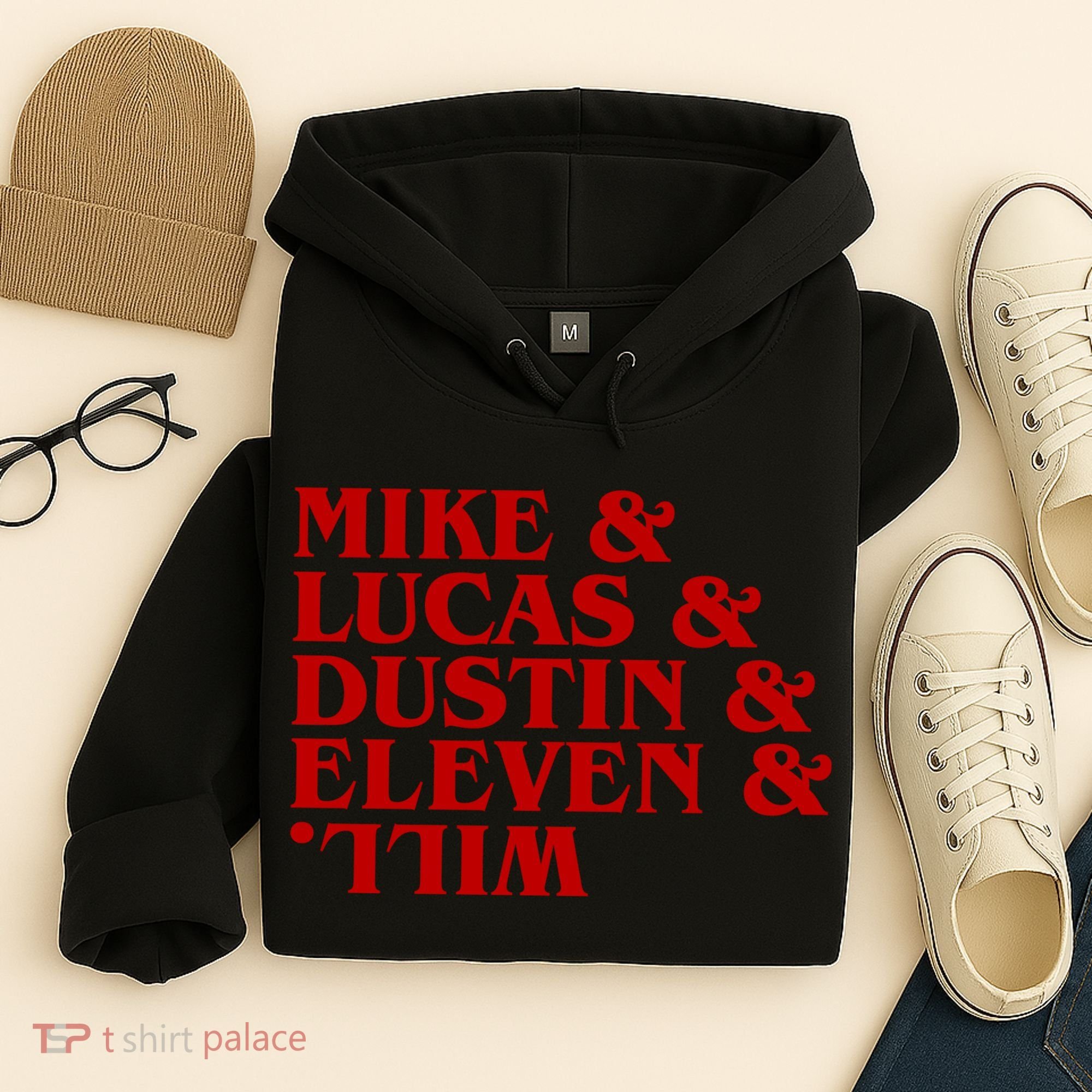 Mike & Lucas & Dustin & Elevin & Will Hoodie