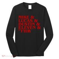 Mike & Lucas & Dustin & Elevin & Will Long Sleeve Shirt thumb 0