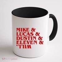 Mike & Lucas & Dustin & Elevin & Will Coffee Mug thumb 1