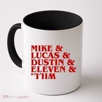 Mike & Lucas & Dustin & Elevin & Will Coffee Mug thumb 0