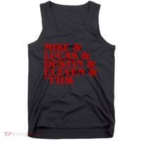 Mike & Lucas & Dustin & Elevin & Will Tank Top thumb 0