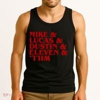 Mike & Lucas & Dustin & Elevin & Will Tank Top thumb 3