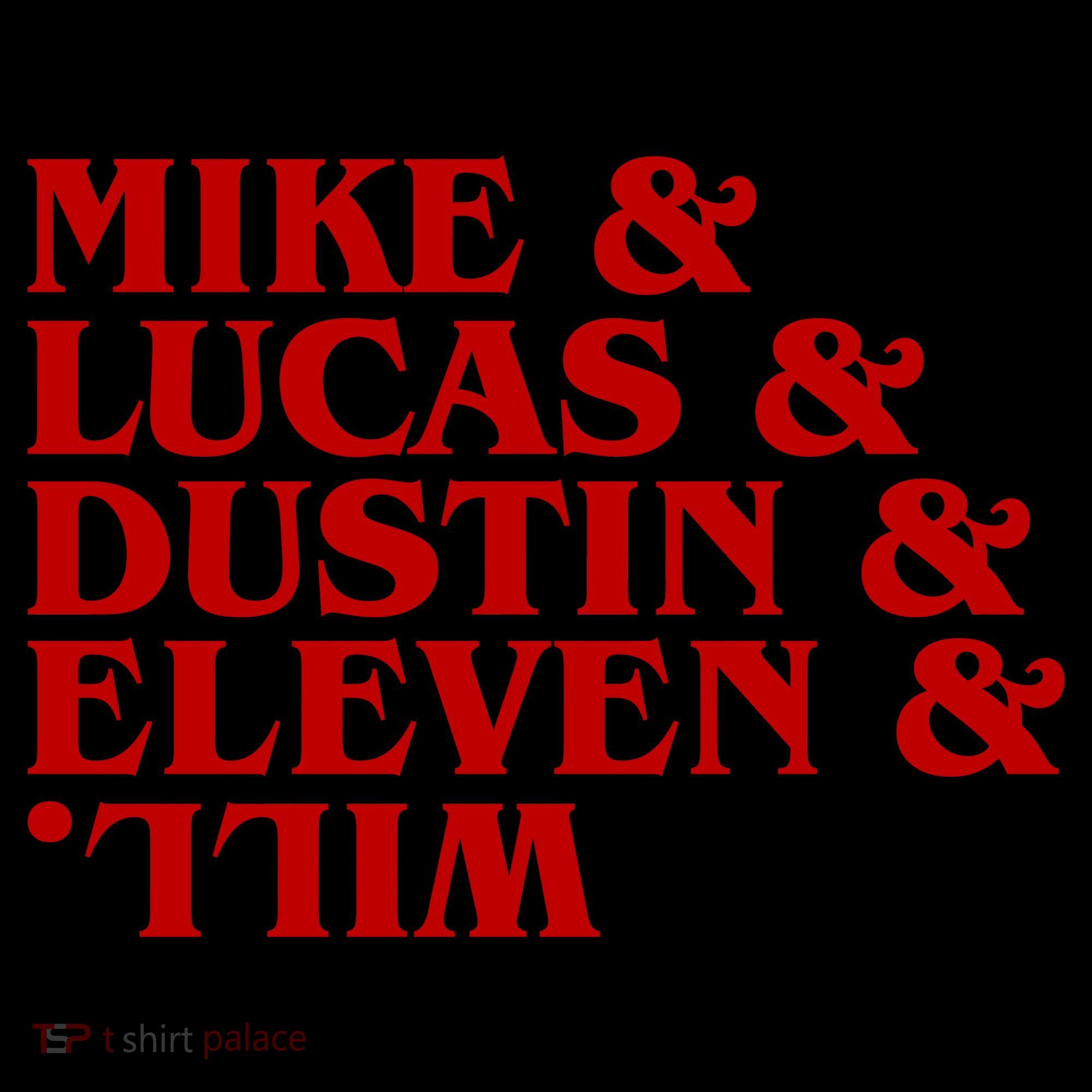Mike & Lucas & Dustin & Elevin & Will Kids Sweatshirt