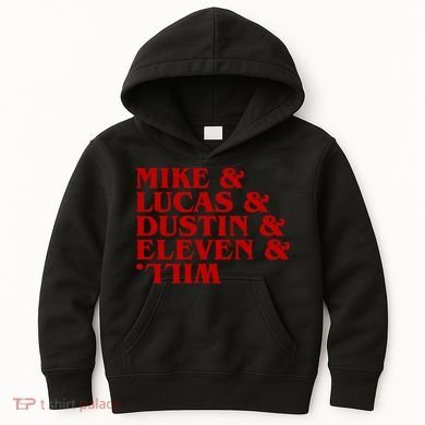 Mike & Lucas & Dustin & Elevin & Will Kids Hoodie