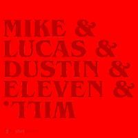 Mike & Lucas & Dustin & Elevin & Will Santa Hat thumb 1