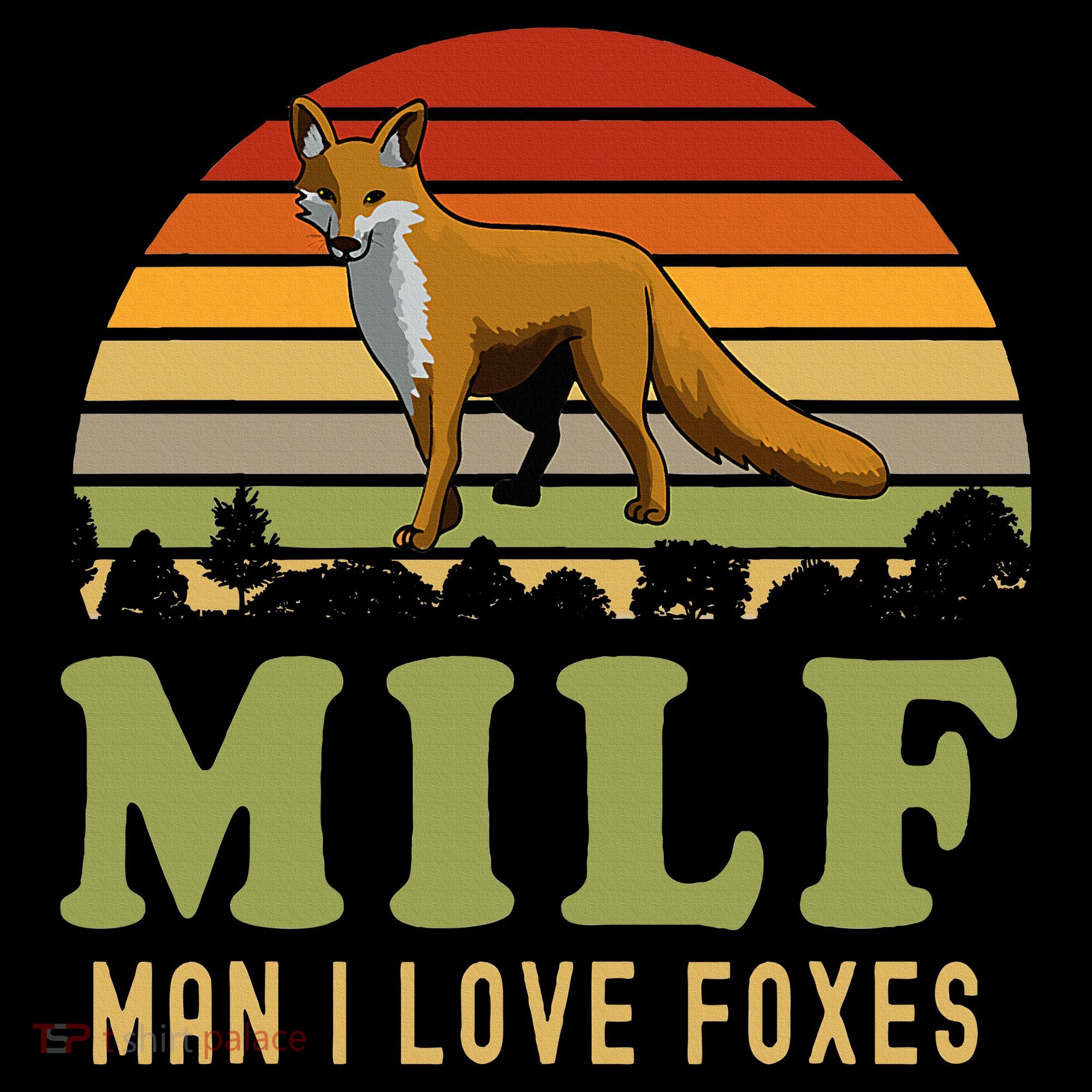 Man I Love Foxes Funny Milf Party Joke For Fox Lover Stripe Pom Pom Beanie