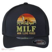 Man I Love Foxes Funny Milf Party Joke For Fox Lover Flexfit Unipanel Trucker Cap thumb 0