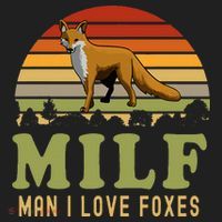 Man I Love Foxes Funny Milf Party Joke For Fox Lover Women's Dry Zone Grid Polo thumb 2