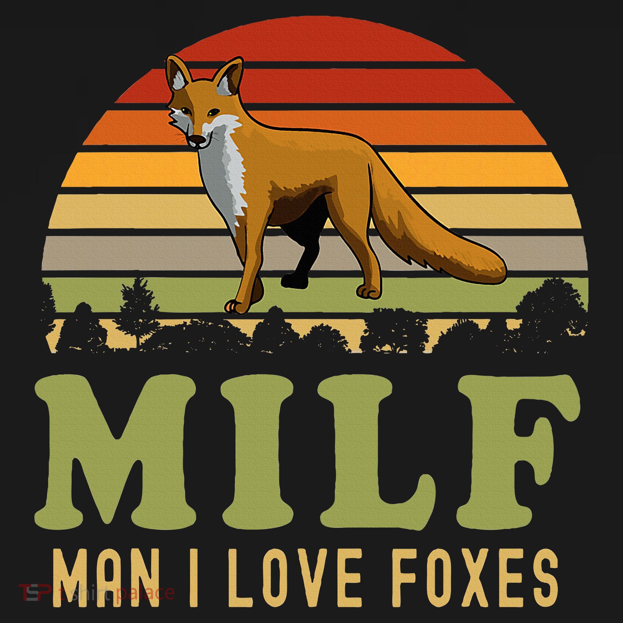 Man I Love Foxes Funny Milf Party Joke For Fox Lover Tall Sweatshirt