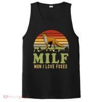 Man I Love Foxes Funny Milf Party Joke For Fox Lover PosiCharge Competitor Tank thumb 0