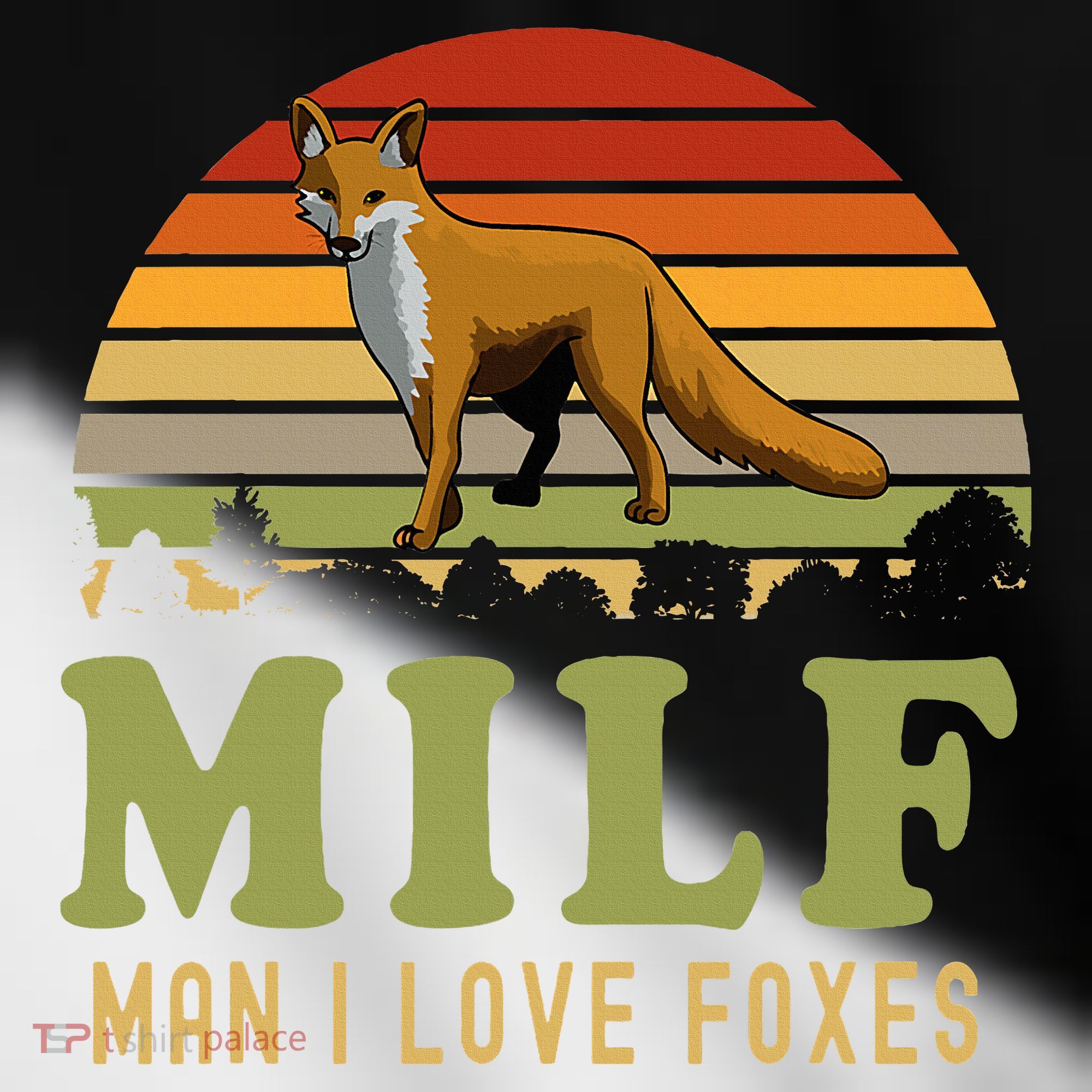 Man I Love Foxes Funny Milf Party Joke For Fox Lover Toddler Fine Jersey T-Shirt