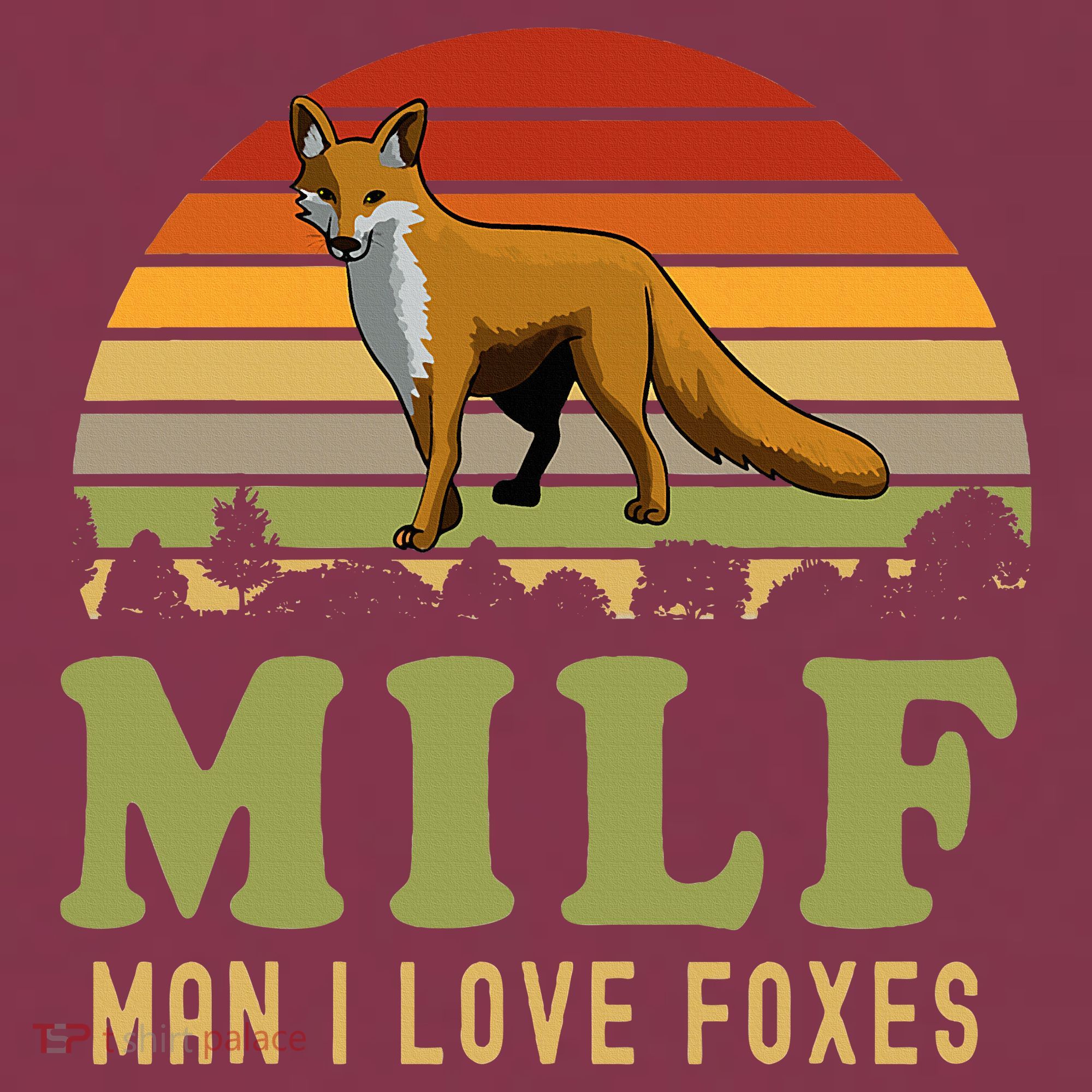Man I Love Foxes Funny Milf Party Joke For Fox Lover 16oz Travel Tumbler