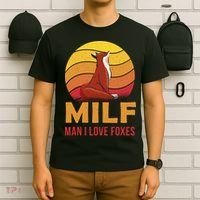 Man I Love Foxes MILF Funny T-Shirt thumb 6