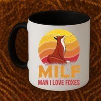 Man I Love Foxes MILF Funny Coffee Mug thumb 2