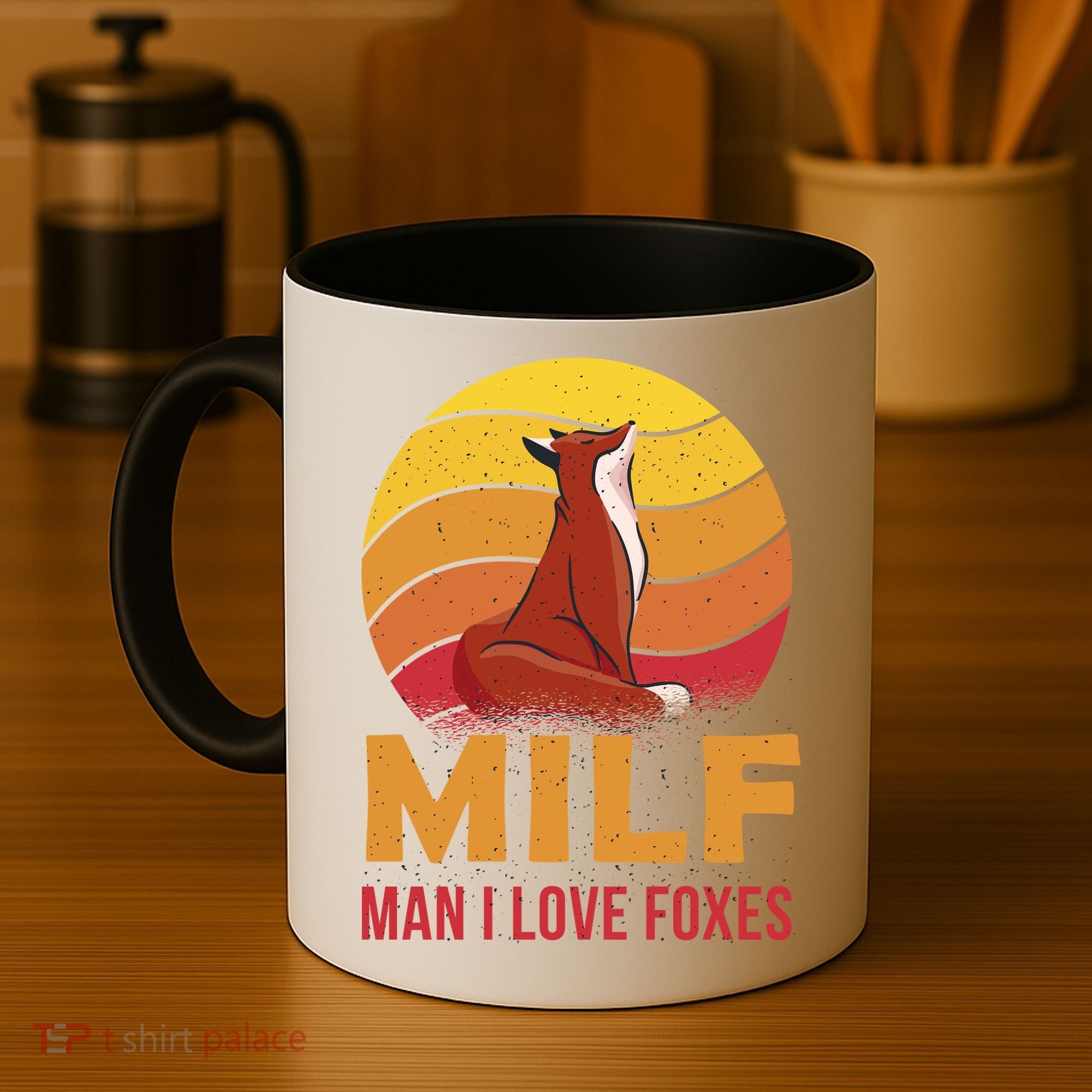 Man I Love Foxes MILF Funny Coffee Mug