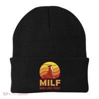 Man I Love Foxes MILF Funny Beanie thumb 0