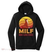 Man I Love Foxes MILF Funny Women's Hoodie thumb 0