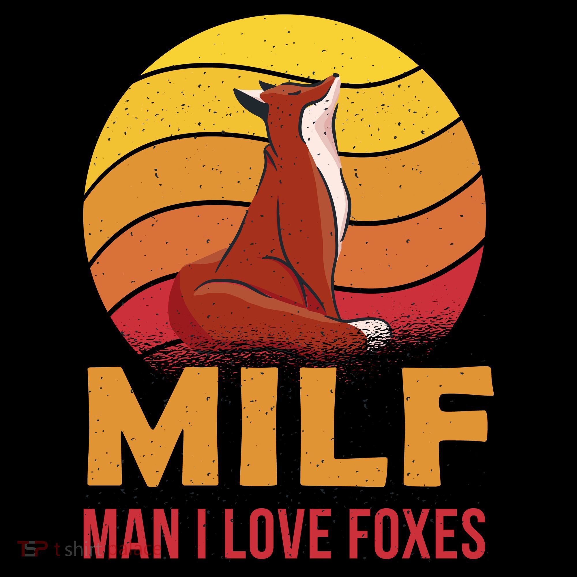 Man I Love Foxes MILF Funny Women's Hoodie