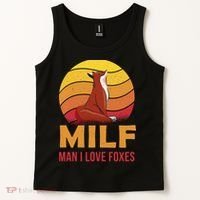 Man I Love Foxes MILF Funny Tank Top thumb 2