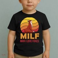 Man I Love Foxes MILF Funny Toddler T-Shirt thumb 2