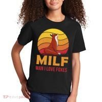 Man I Love Foxes MILF Funny Kids T-Shirt thumb 2