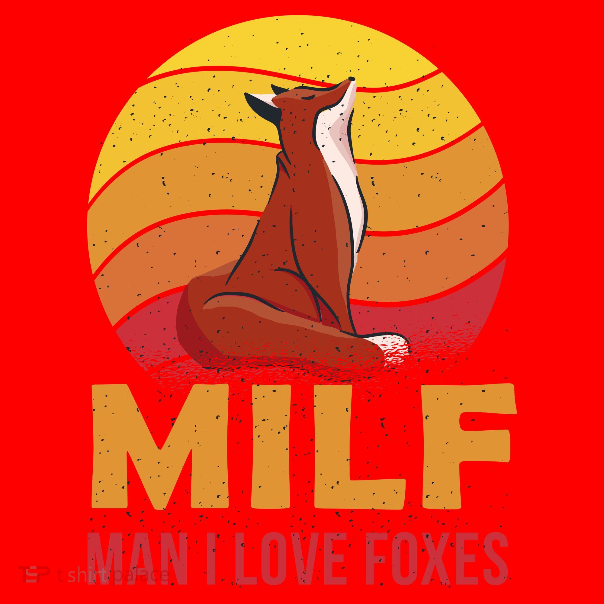 Man I Love Foxes MILF Funny Santa Hat