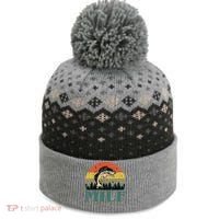Man I Love Fishing Funny The Baniff Cuffed Pom Beanie thumb 0