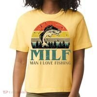 Man I Love Fishing Funny Comfort Colors Boxy T-Shirt thumb 0