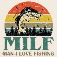 Man I Love Fishing Funny Garment-Dyed Women's Muscle Tee thumb 6