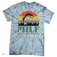 Man I Love Fishing Funny Tie-Dye T-Shirt thumb 0