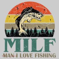 Man I Love Fishing Funny Tie-Dye T-Shirt thumb 2