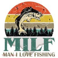 Man I Love Fishing Funny Ceramic Ornament thumb 2