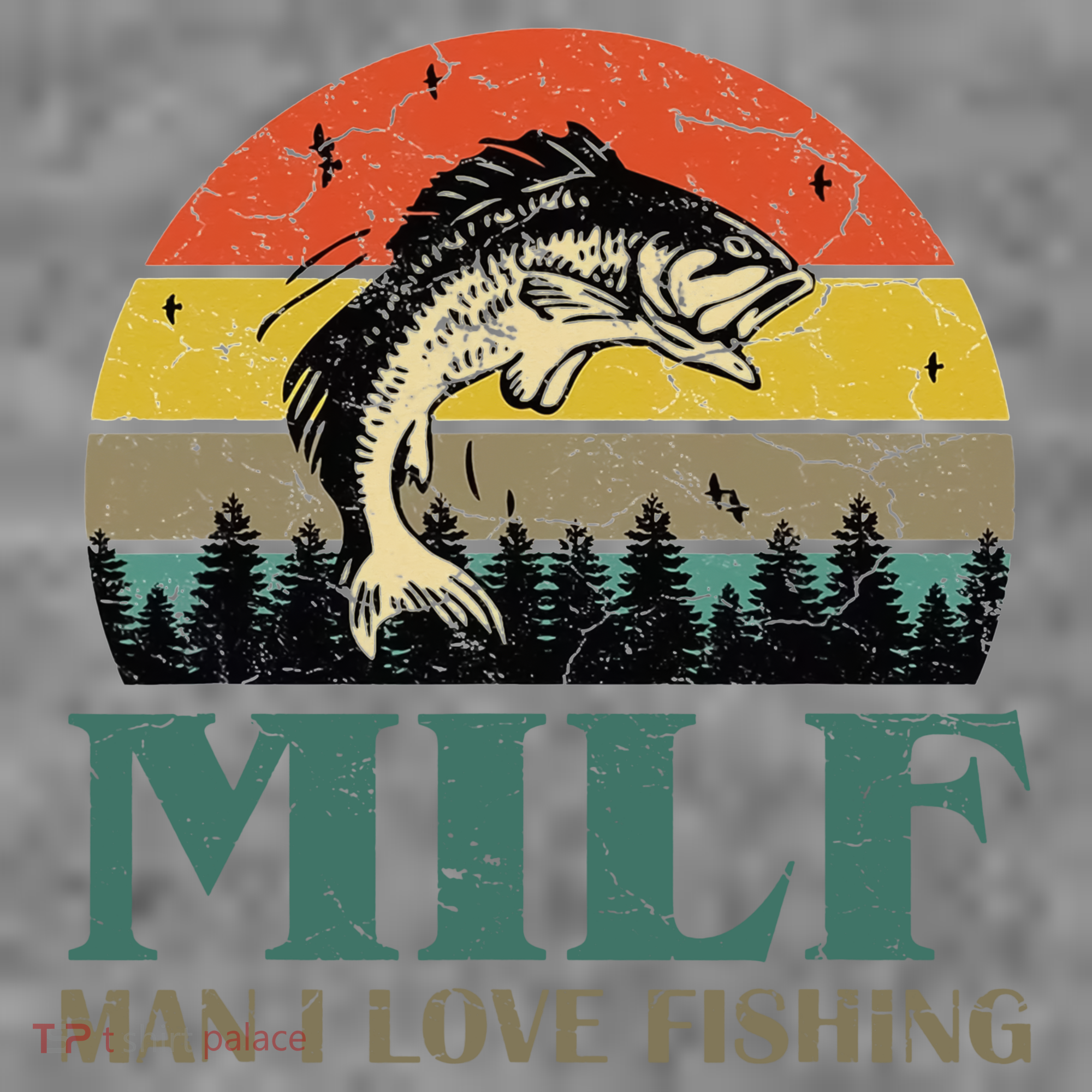 Man I Love Fishing Funny Tall Sweatshirt