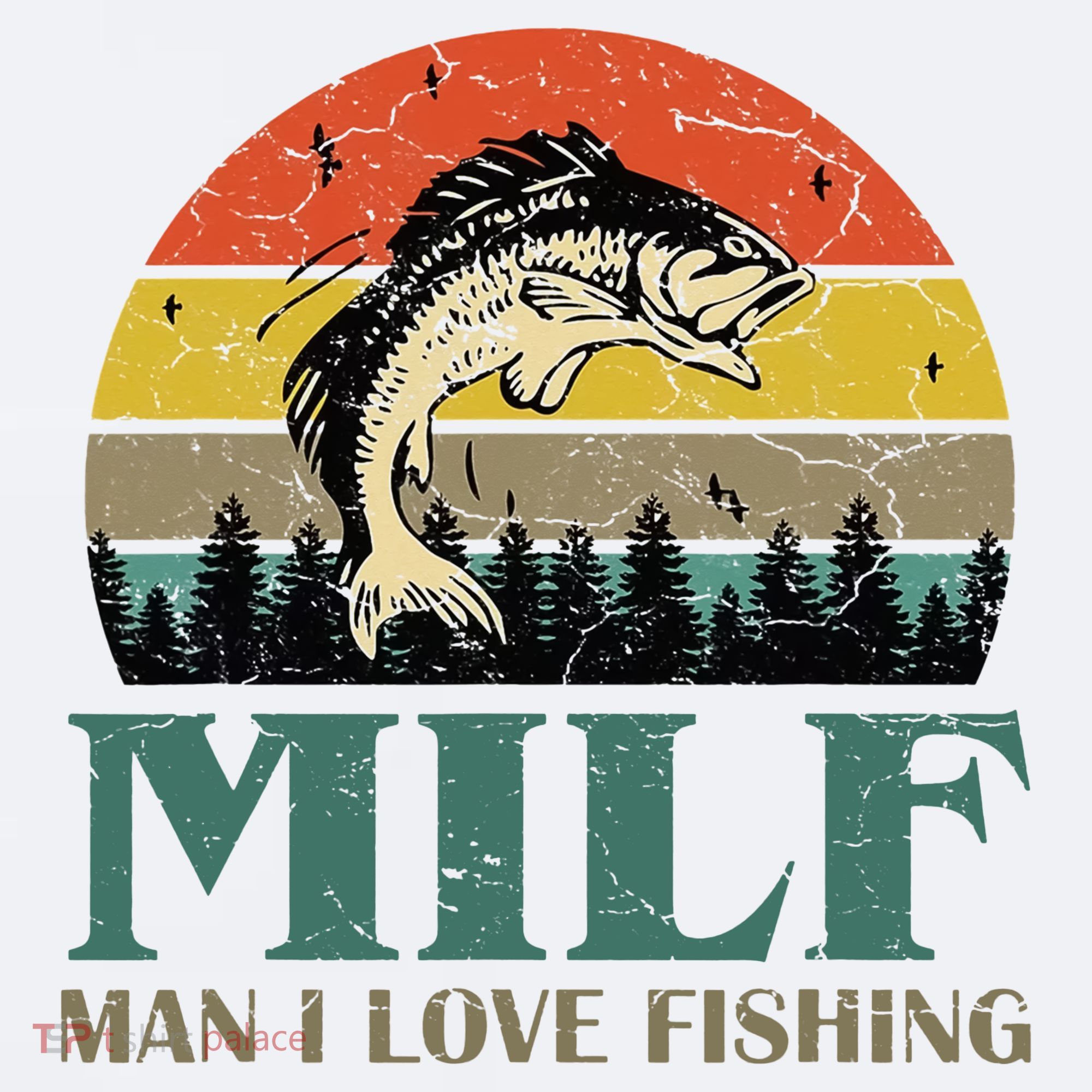 Man I Love Fishing Funny Sueded Cloud Jersey T-Shirt