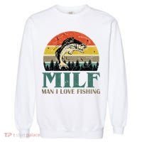 Man I Love Fishing Funny Garment-Dyed Sweatshirt thumb 0