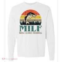 Man I Love Fishing Funny Comfort Colors Heavyweight Long Sleeve T-Shirt thumb 0
