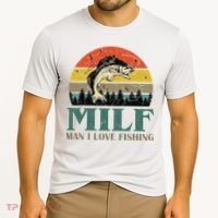 Man I Love Fishing Funny Cooling Performance Crew T-Shirt thumb 2