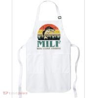 Man I Love Fishing Funny Apron thumb 0