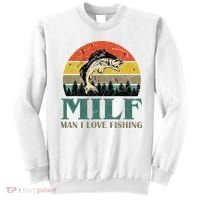 Man I Love Fishing Funny Sweatshirt thumb 0