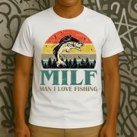 Man I Love Fishing Funny T-Shirt thumb 3