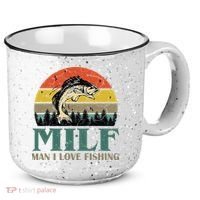 Man I Love Fishing Funny 15oz Campfire Ceramic Mug thumb 0
