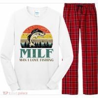 Man I Love Fishing Funny Long Sleeve Pajama Set thumb 0
