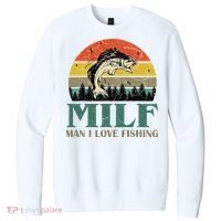 Man I Love Fishing Funny V.I.T. Fleece Crew Sweatshirt thumb 0