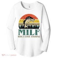 Man I Love Fishing Funny Women's Perfect Tri Tunic Long Sleeve Shirt thumb 0