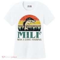 Man I Love Fishing Funny Women's Cooling Performance Crew T-Shirt thumb 0