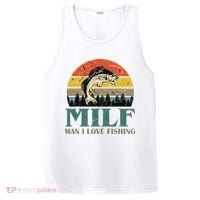 Man I Love Fishing Funny PosiCharge Competitor Tank thumb 0
