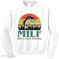 Man I Love Fishing Funny Kids Sweatshirt thumb 0
