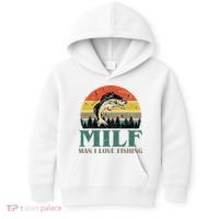 Man I Love Fishing Funny Kids Hoodie thumb 0